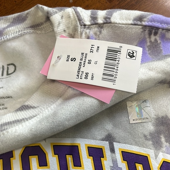 New Los Angeles Lakers womens Sweatshirt size s - tie-dye. NBA - Picture 5 of 6